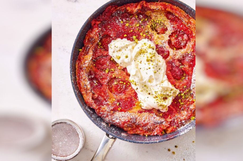 κρέπα με φράουλες