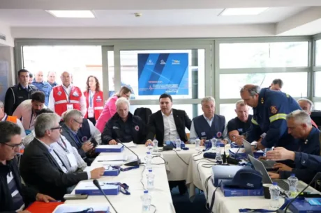 Άσκηση σεισμού Μίνωας