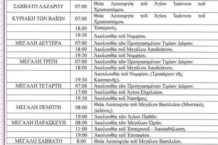 Μεγάλη Εβδομάδα