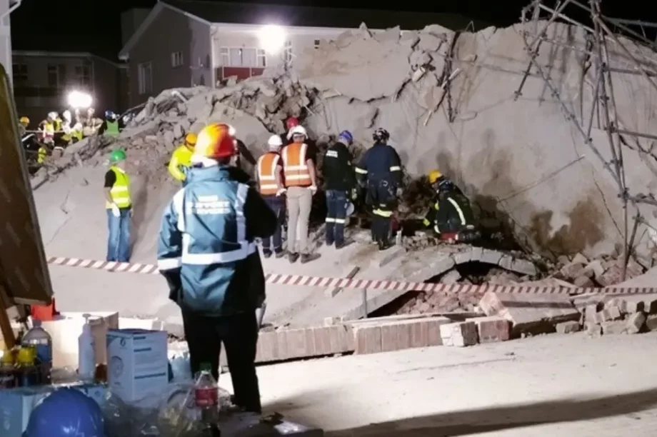 Κατάρρευση κτιρίου στη Νότια Αφρική