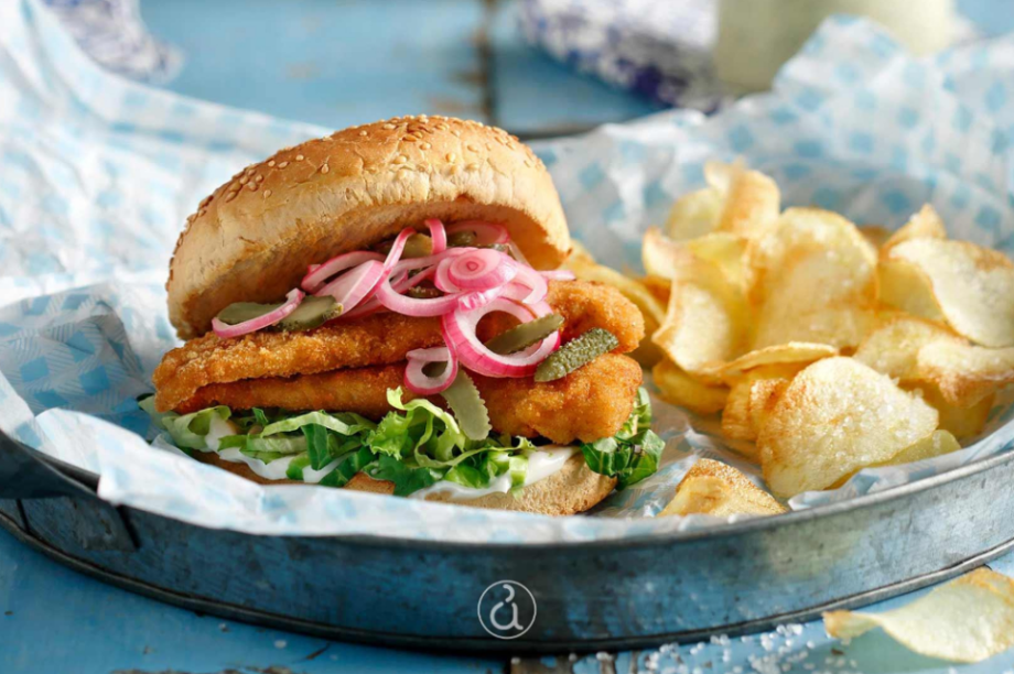 burger ψαριού