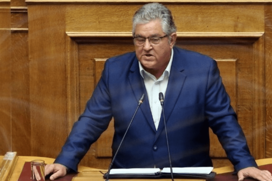 Βουλή, ο γγ της ΚΕ του ΚΚΕ, Δημήτρης Κουτσούμπας.