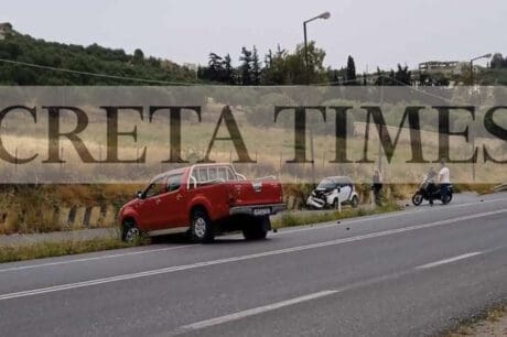 τροχαίο εθνική οδός Ηρακλείου Μοιρών