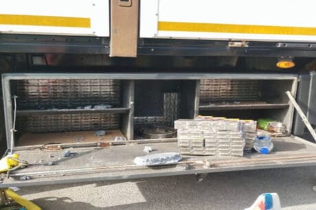 λαθραία τσιγάρα νταλίκα
