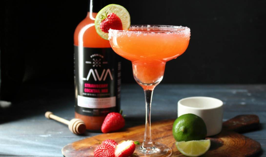 strawberry mocktail