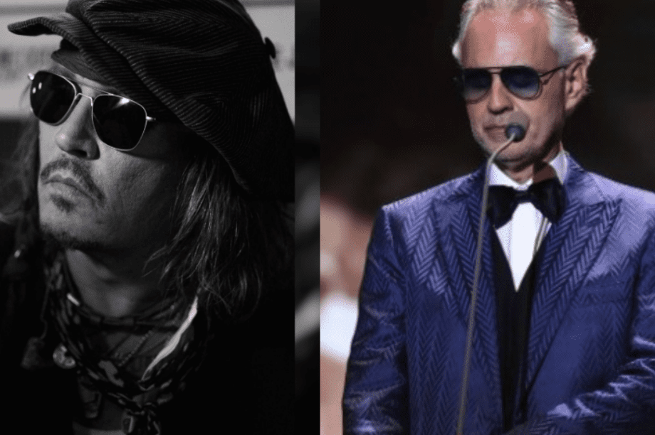 Ο Τζόνι Ντεπ θα συμμετάσχει σε σειρά συναυλιών του Αντρέα Μποτσέλι