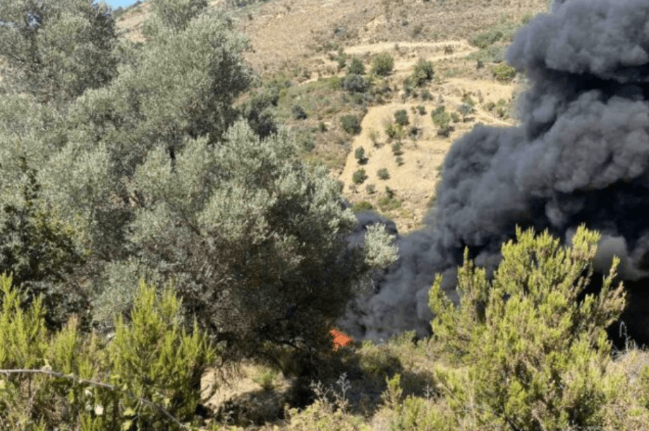 Φωτιά φορτηγό