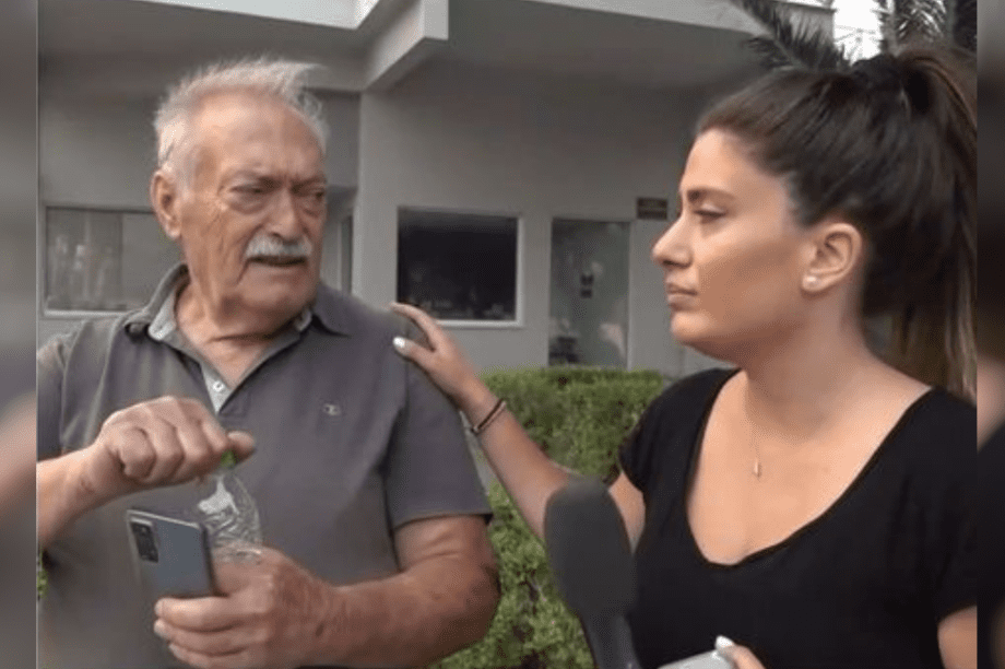 ηλικιωμένος φωτιά