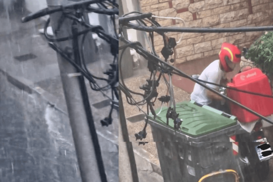 ντελιβεράς βροχή