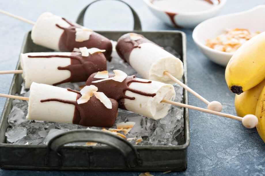 παγωτό μπανάνα