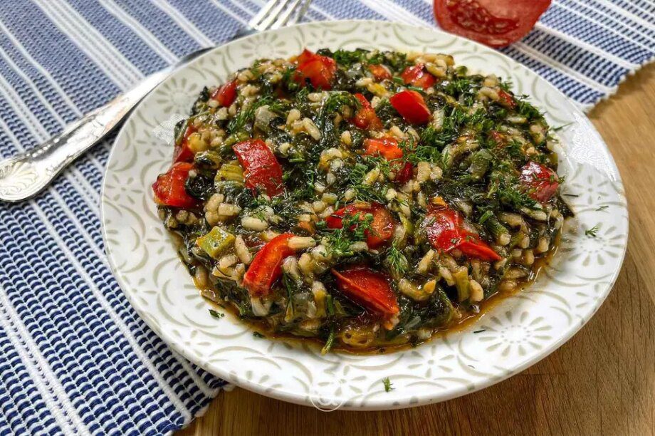 σπανακόρυζο