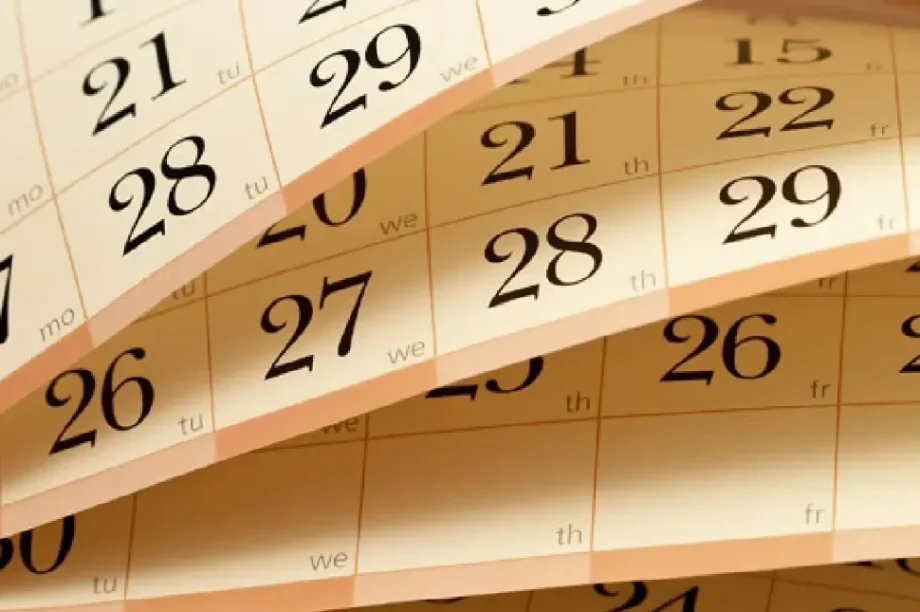 Ημερολόγιο Ημερομηνίες