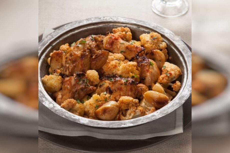 κοτόπουλο με κουνουπίδι