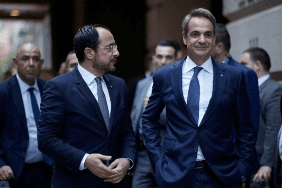 Κυριάκος Μητσοτάκης Νίκος Χριστοδουλίδης