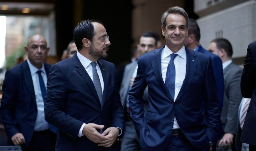 Κυριάκος Μητσοτάκης Νίκος Χριστοδουλίδης