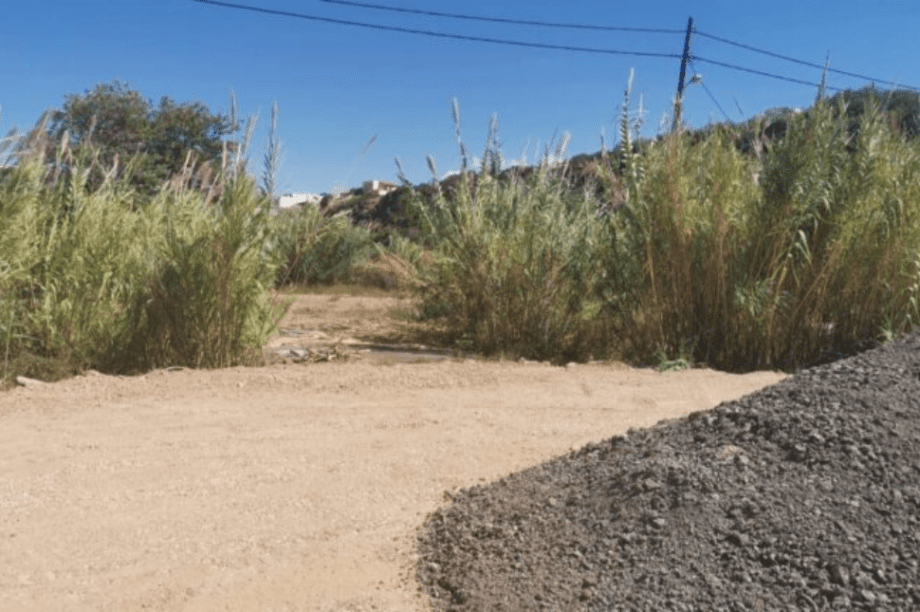 μπάζωμα ρέμα