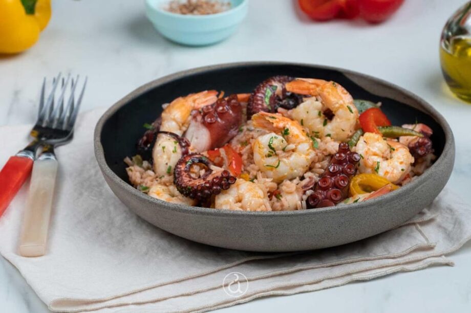 ρύζι θαλασσινά