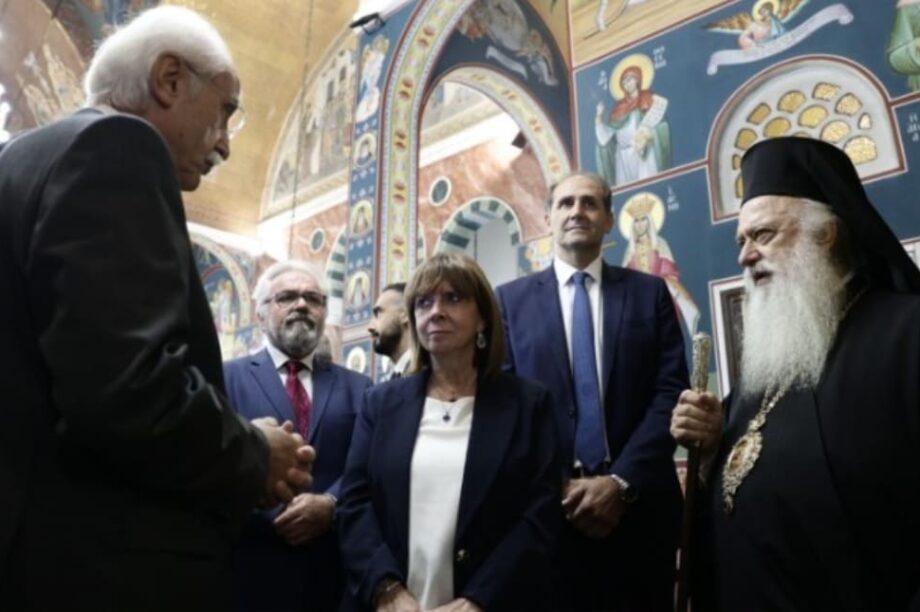 Κατερίνα Σακελλαροπούλου: Στην Παναγία Σουμελά, στην Καστανιά Ημαθίας, η ΠτΔ