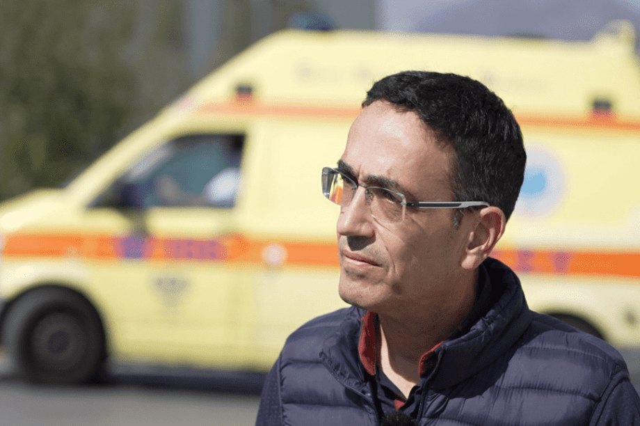 Ο πρόεδρος του Σωματείου Εργαζομένων ΠΑΓΝΗ κ. Δημήτρης Βρύσαλης.