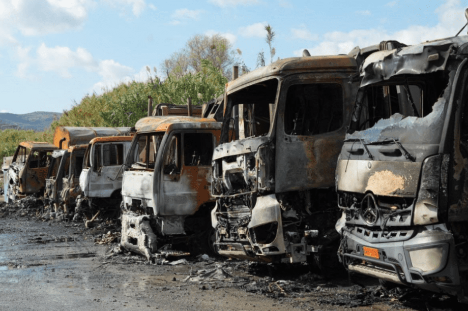 απορριμματοφόρα φω τιά