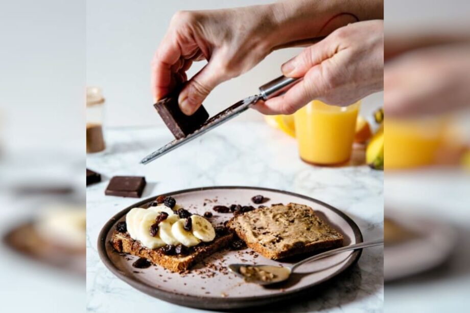 τοστ σοκολάτα μπανάνα