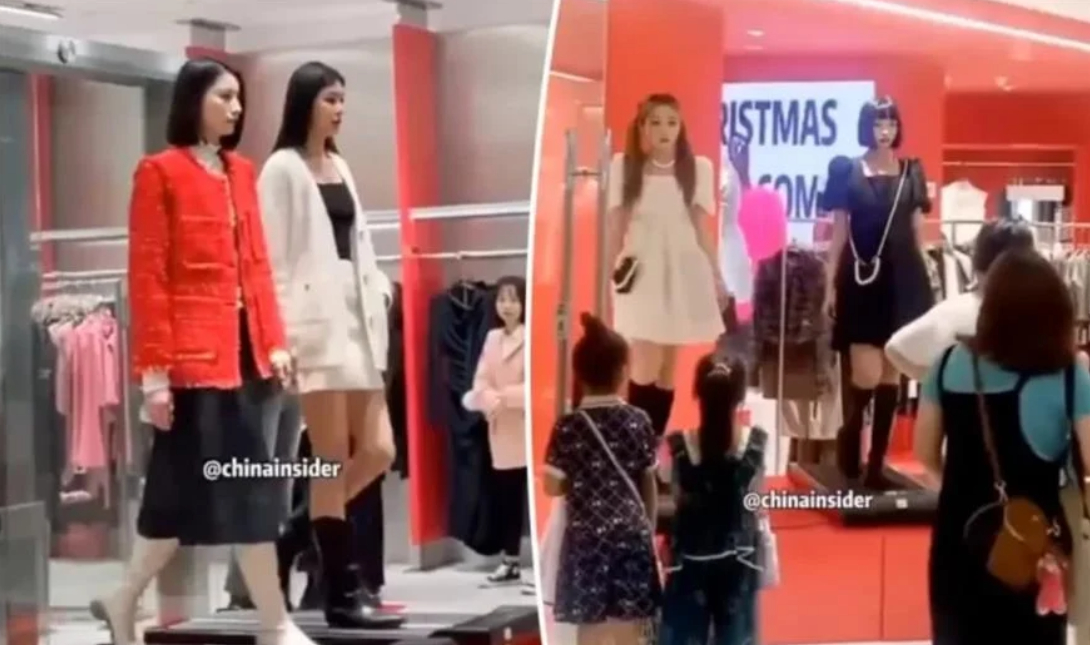 κατάστημα ρούχων Κίνα κούκλες