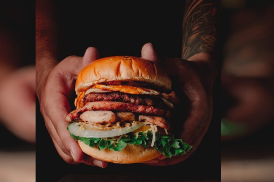 βραδινό φαγητό μπέργκερ