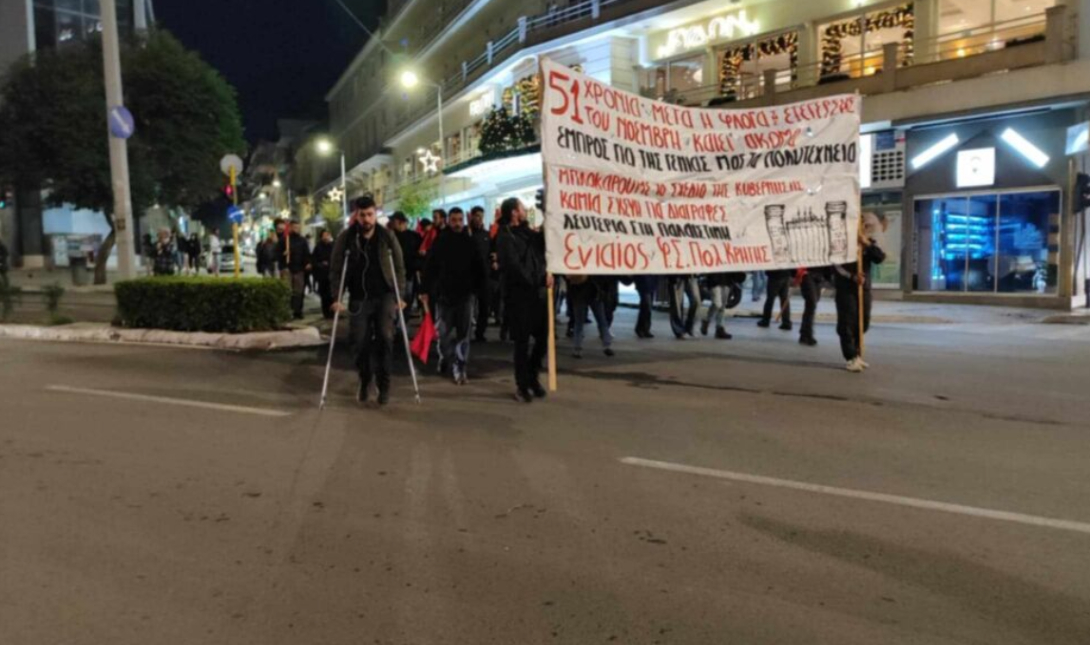 Τίμησαν την επέτειο του Πολυτεχνείου τα Χανιά