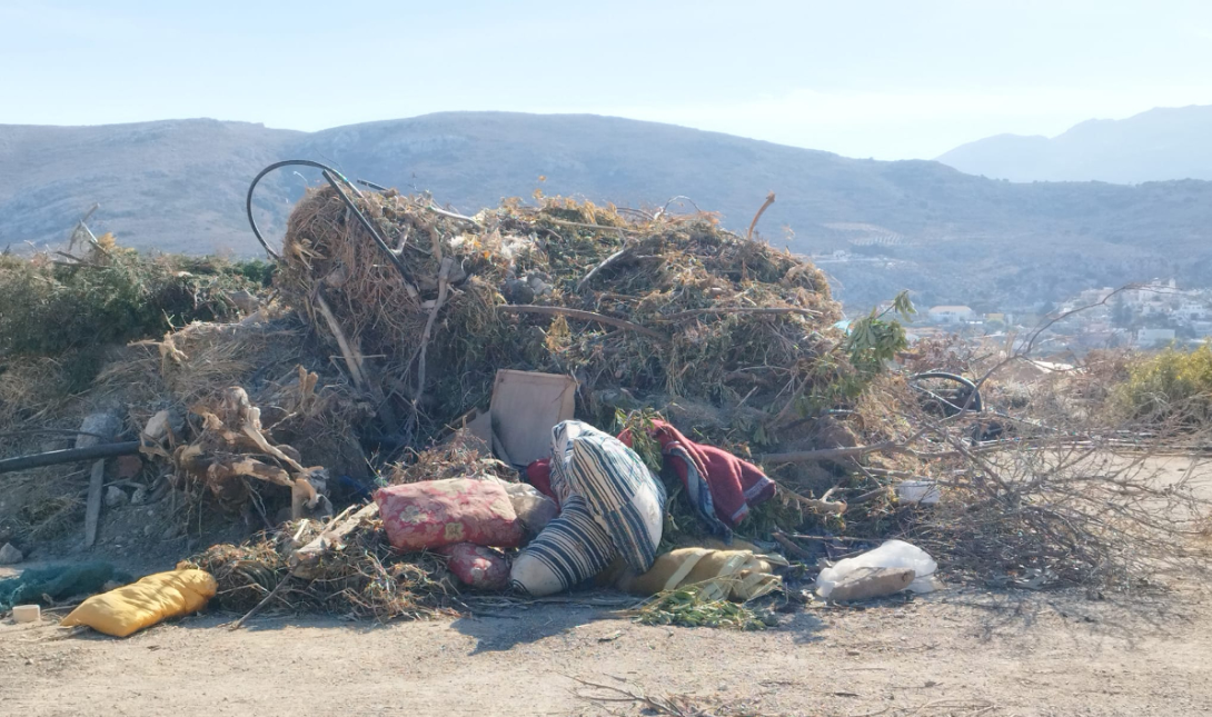 σκουπίδια αθλητικός χώρος Χανιά