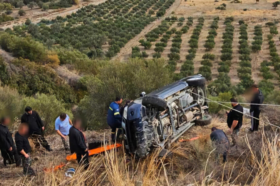 τροχαίο Αγία Γαλήνη Ρέθυμνο