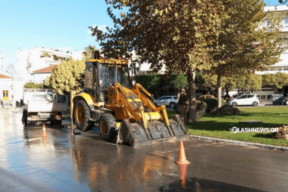 βλάβη αγωγός Χανιά