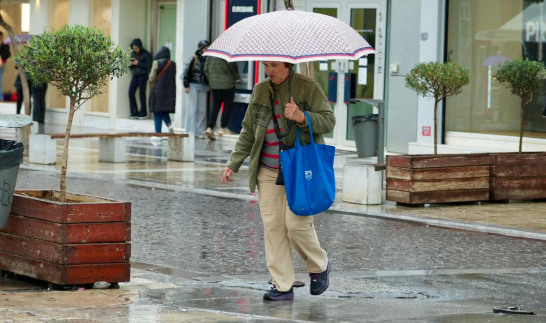 καιρός βροχή