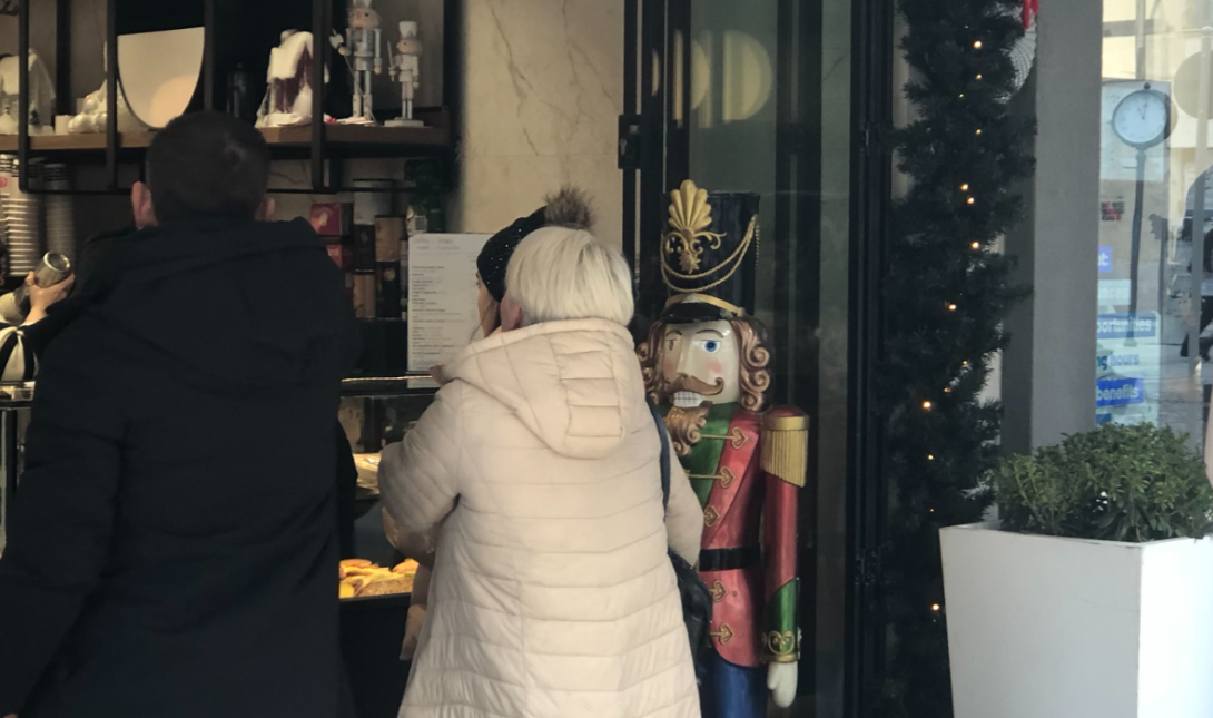 αγορά κέντρο ηράκλειο κίνηση κόσμος χειμώνας
