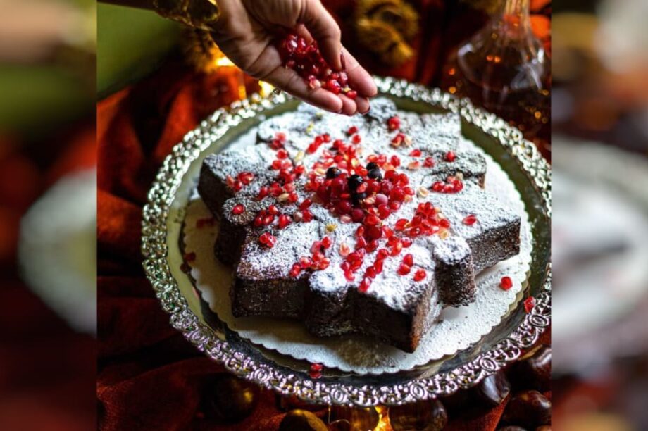 χριστουγεννιάτικο κέικ