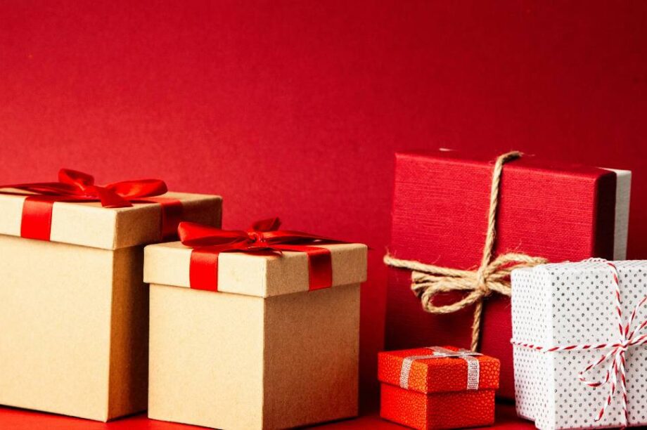 δώρα δώρο γιορτή κουτιά