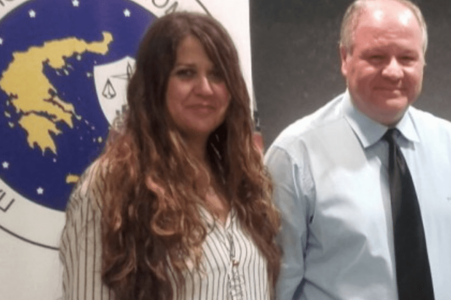 Η αστυνόμος Β' Ευστρατία Κουλάρα