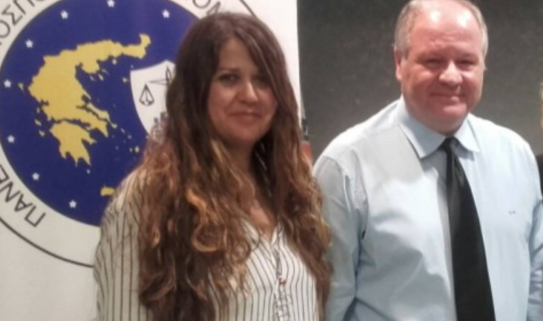 Η αστυνόμος Β' Ευστρατία Κουλάρα
