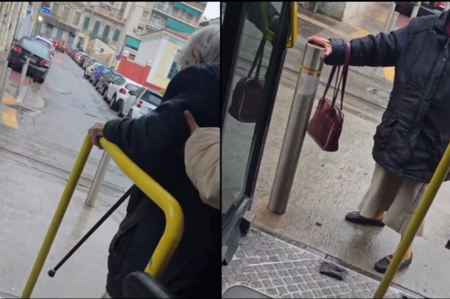 οδηγός γιαγιά λεωφορείο