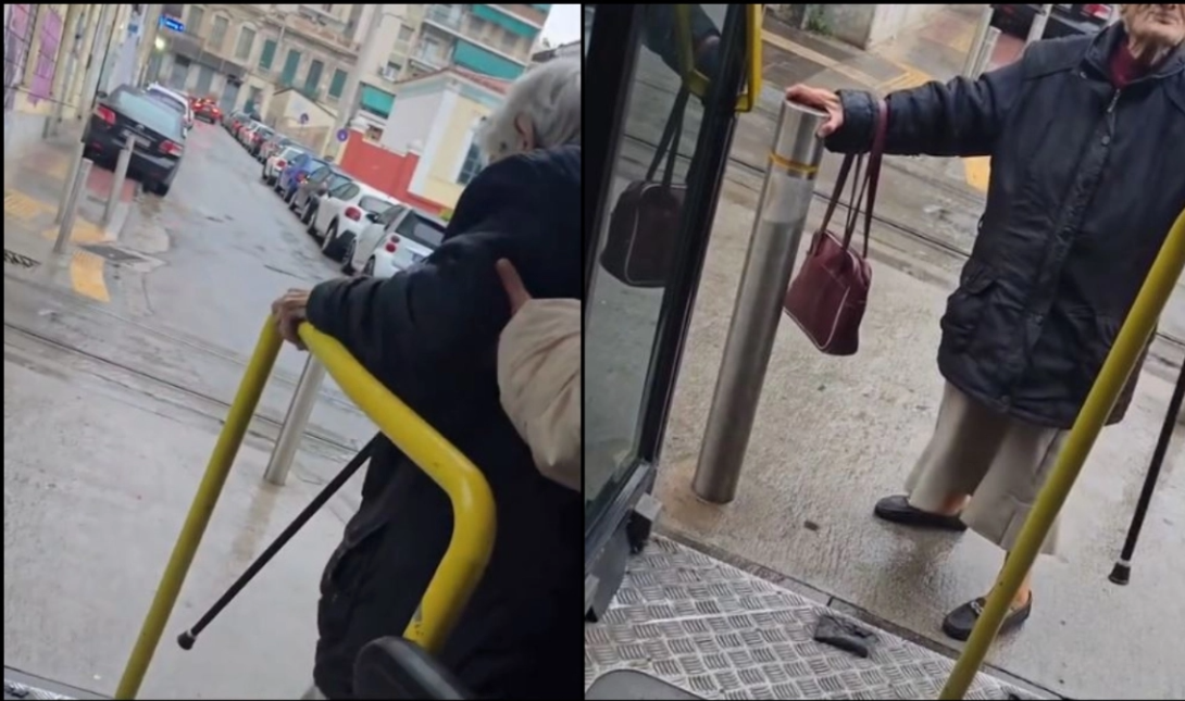 οδηγός γιαγιά λεωφορείο