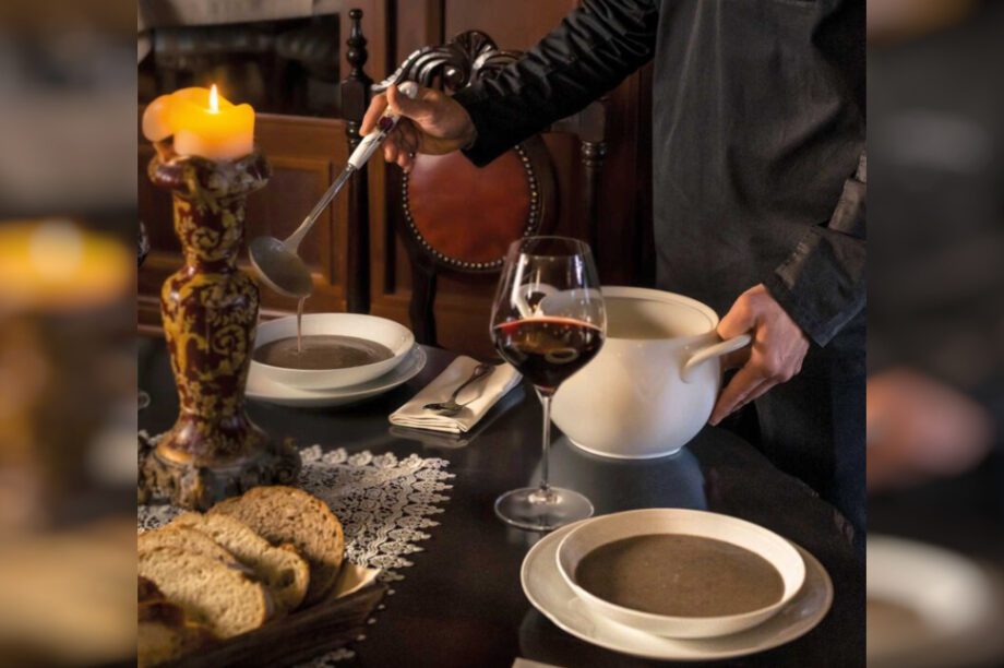 καστανόσουπα με μανιτάρια