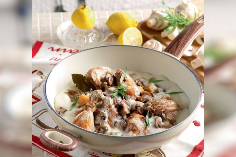 κοτόπουλο φρικασέ