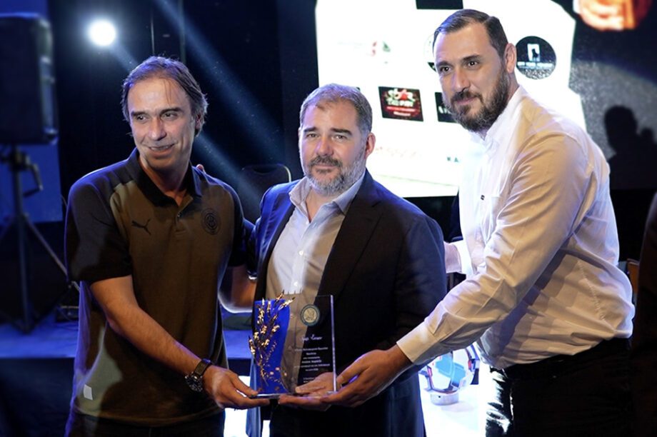 Τιμήθηκε ο Αντώνης Καράτζης για την προσφορά του στον αθλητισμό