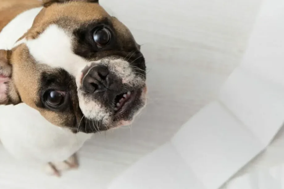 σκύλος τουαλέτα