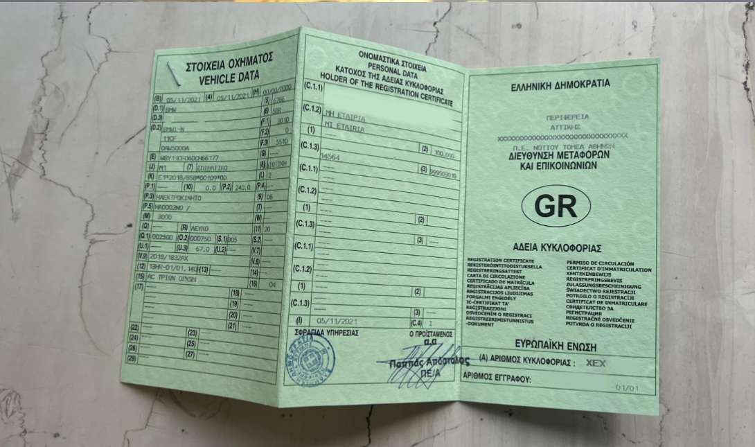 Άδεια Κυκλοφορίας