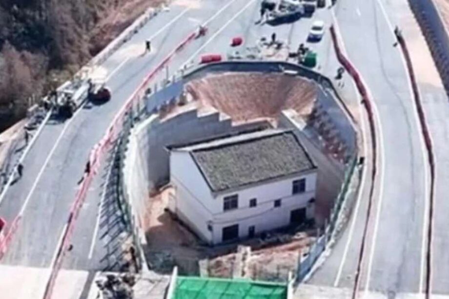 σπίτι Κίνα αυτοκινητόδρομος