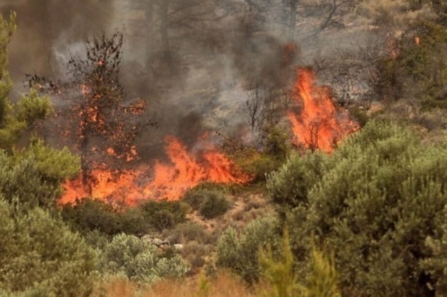 Πυρκαγιά στην Αγ. Μαρίνα Κορωπίου