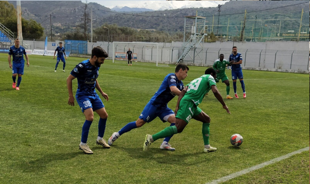 Χανιά: Νίκησαν 2-0 τον Παναργειακό και πλησιάζουν στην παραμονή