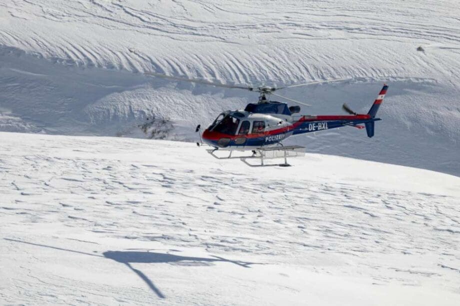 ελικόπτερο χιόνια