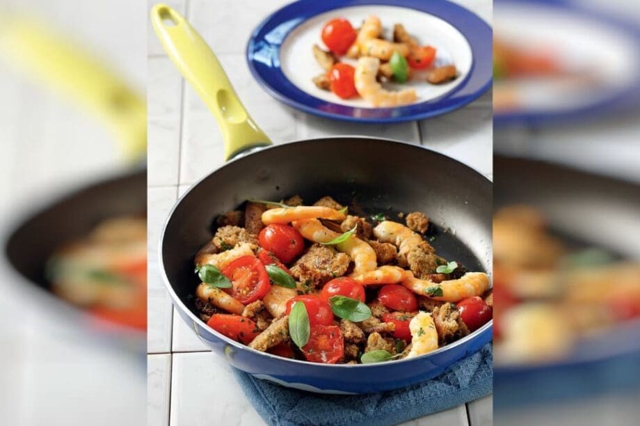 γαρίδες σαγανάκι