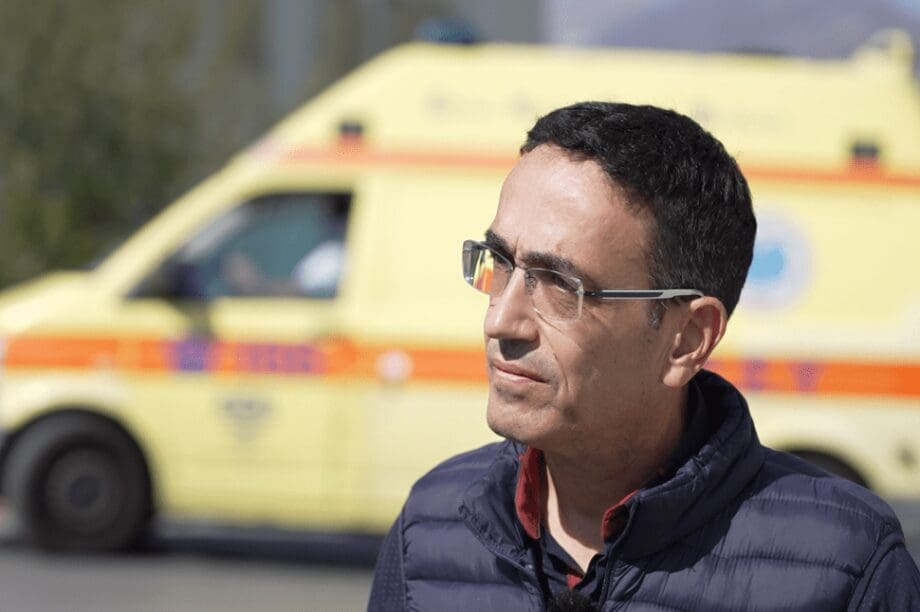 Ο πρόεδρος του Σωματείου Εργαζομένων ΠΑΓΝΗ κ. Δημήτρης Βρύσαλης.